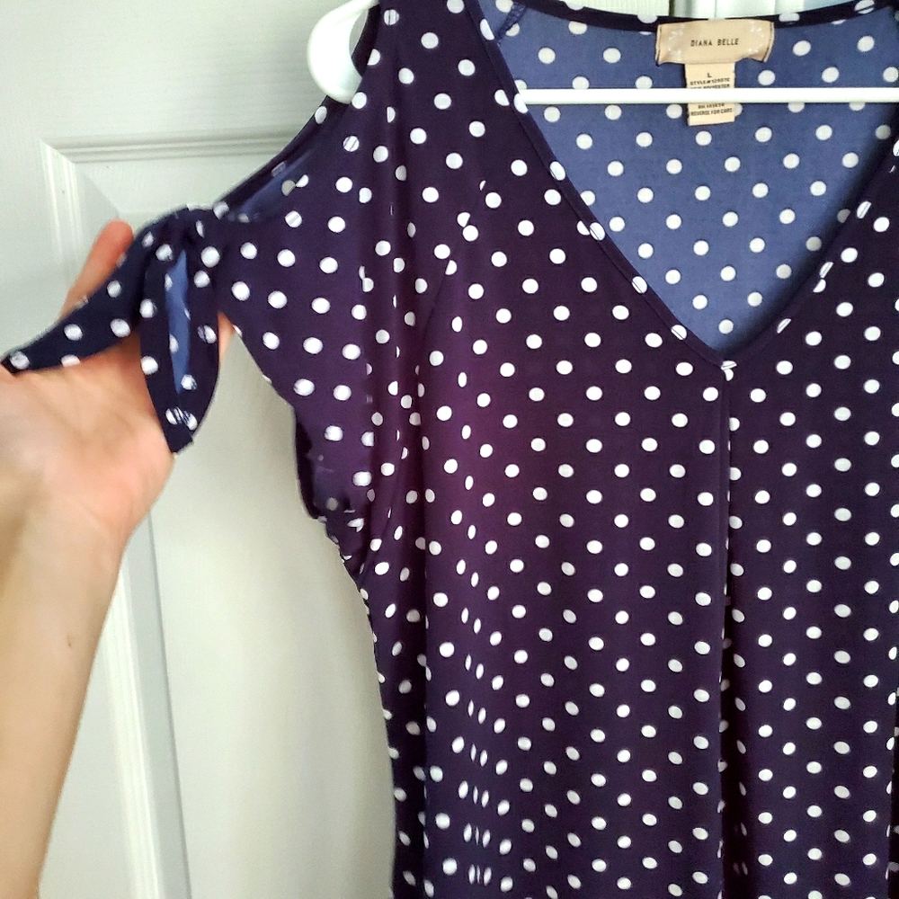 Polka Dot Dress Top